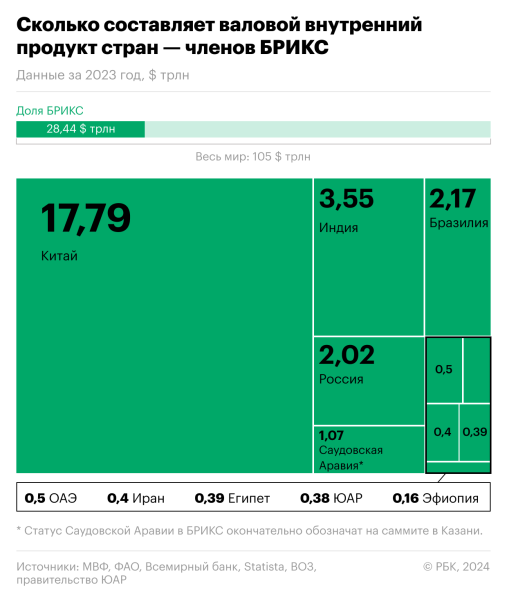 С какими результатами БРИКС подошел к саммиту в Казани